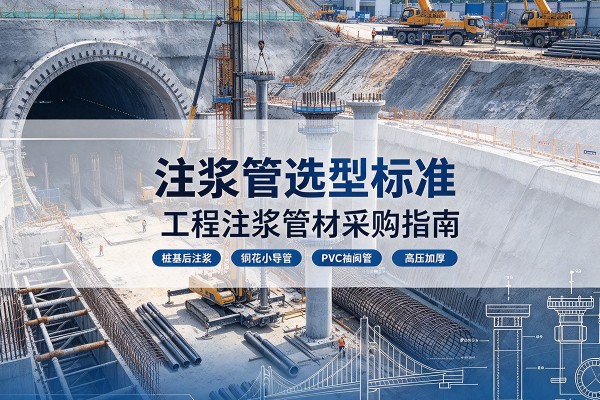 黑河注浆管选型标准